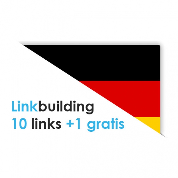 Linkbuilding pakket Duitsland: 10 links +1 gratis