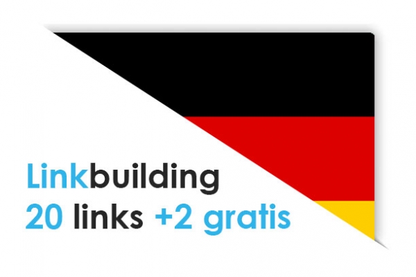 Linkbuilding pakket Duitsland: 20 links +2 gratis