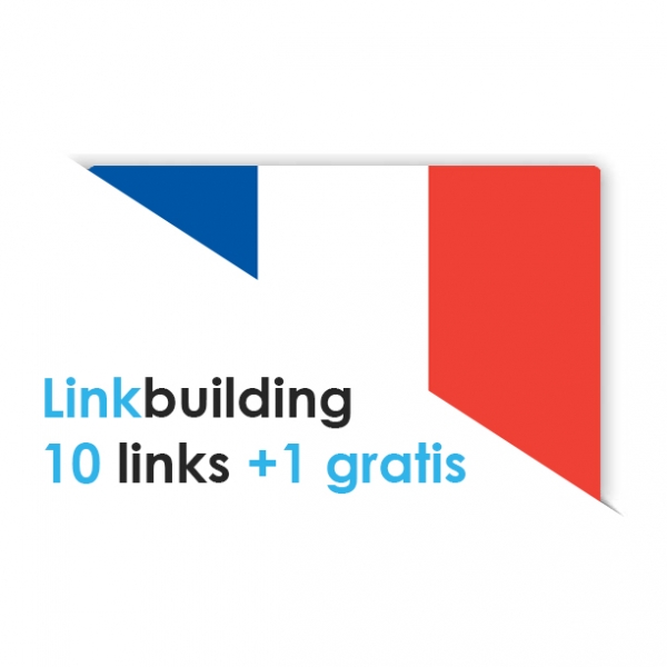Linkbuilding pakket Frankrijk: 10 links +1 gratis
