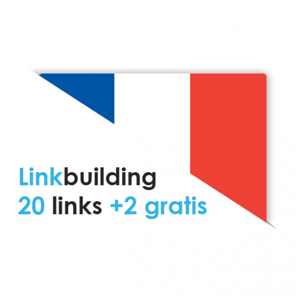 Linkbuilding pakket Frankrijk: 20 links +2 gratis