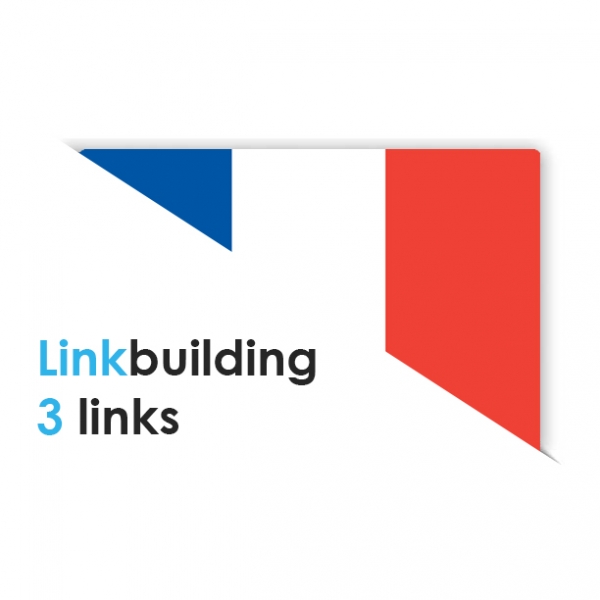 Linkbuilding pakket Frankrijk: 3 links