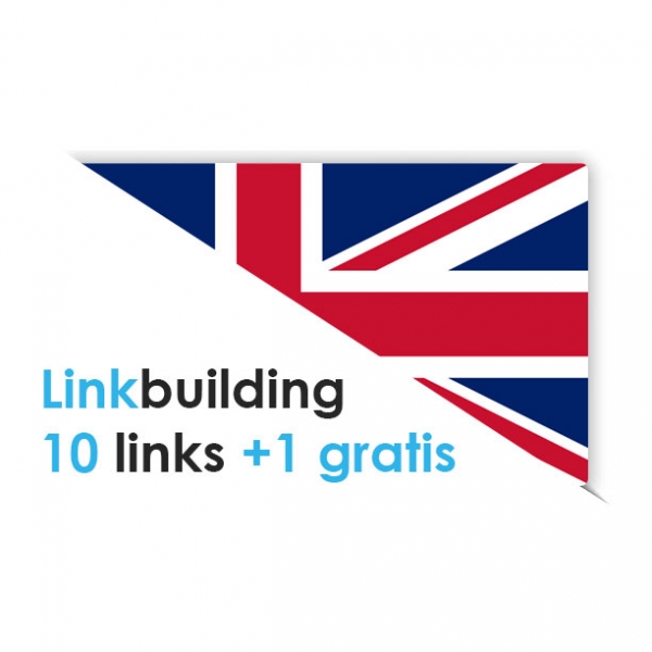 Linkbuilding pakket UK: 10 links +1 gratis