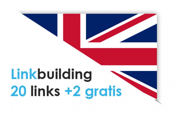 Linkbuilding pakket UK: 20 links +2 gratis