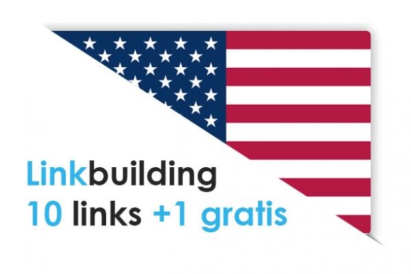 Linkbuilding pakket USA: 10 links +1 gratis