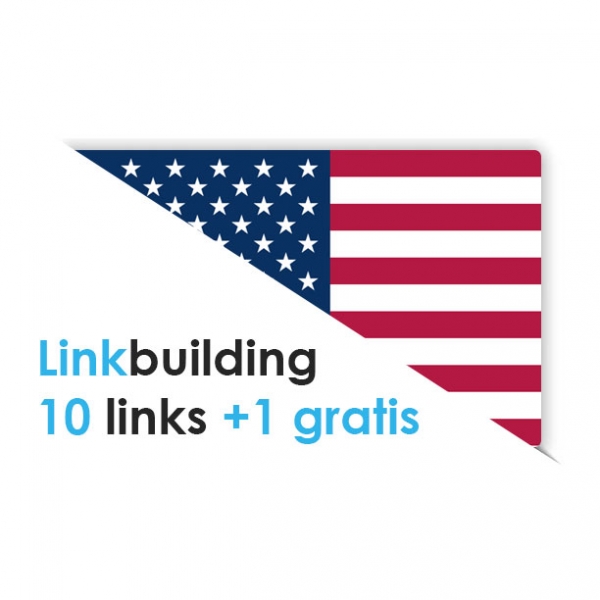 Linkbuilding pakket USA: 10 links +1 gratis