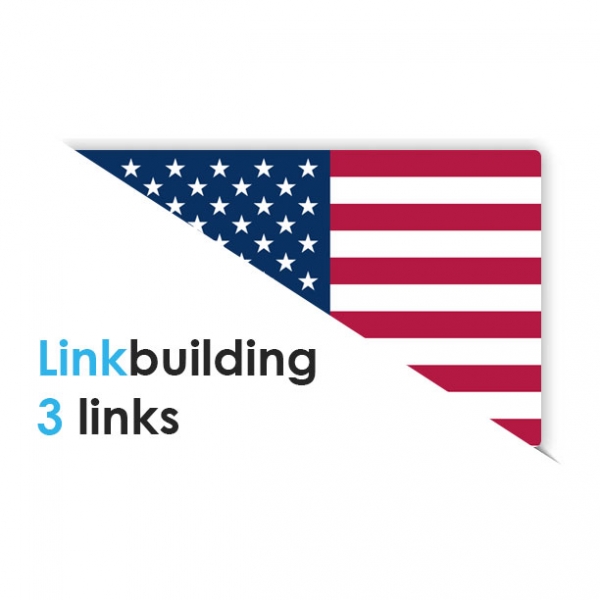 Linkbuilding pakket USA: 3 links