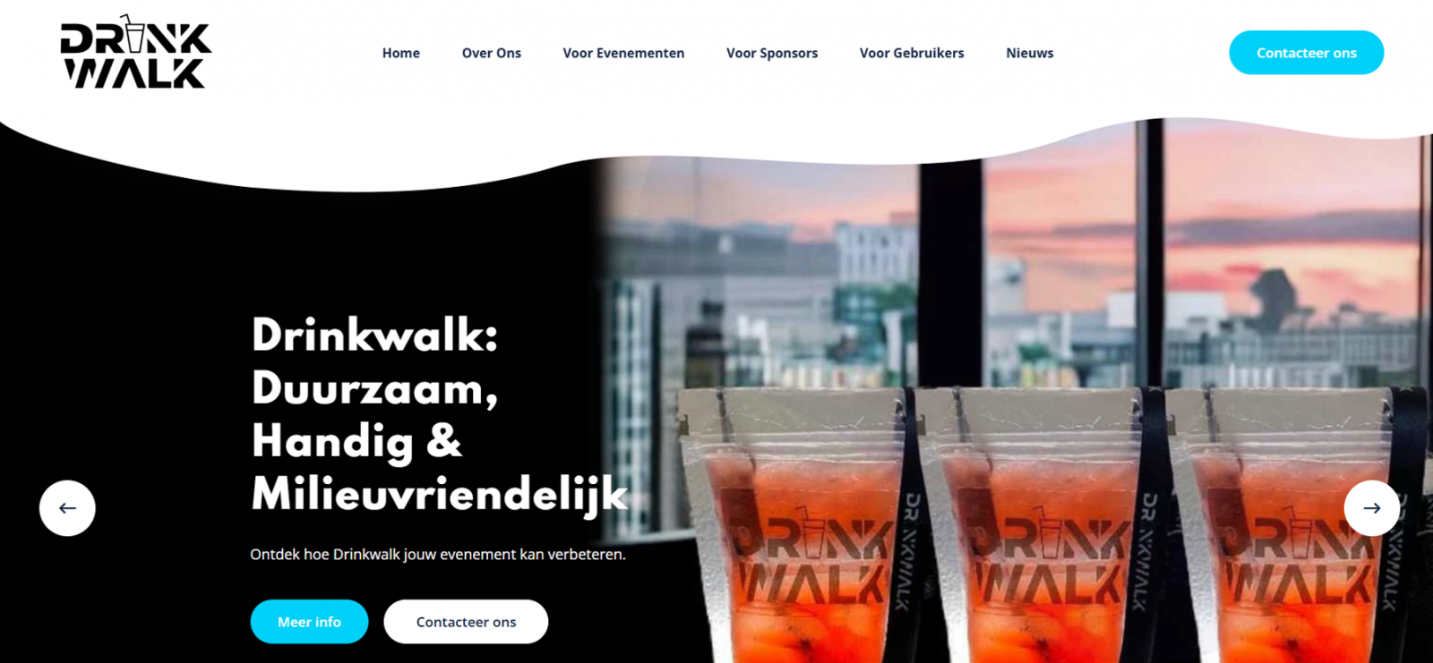Webdesign voor pilotproject Drinkwalk Webdesign voor pilotproject Drinkwalk