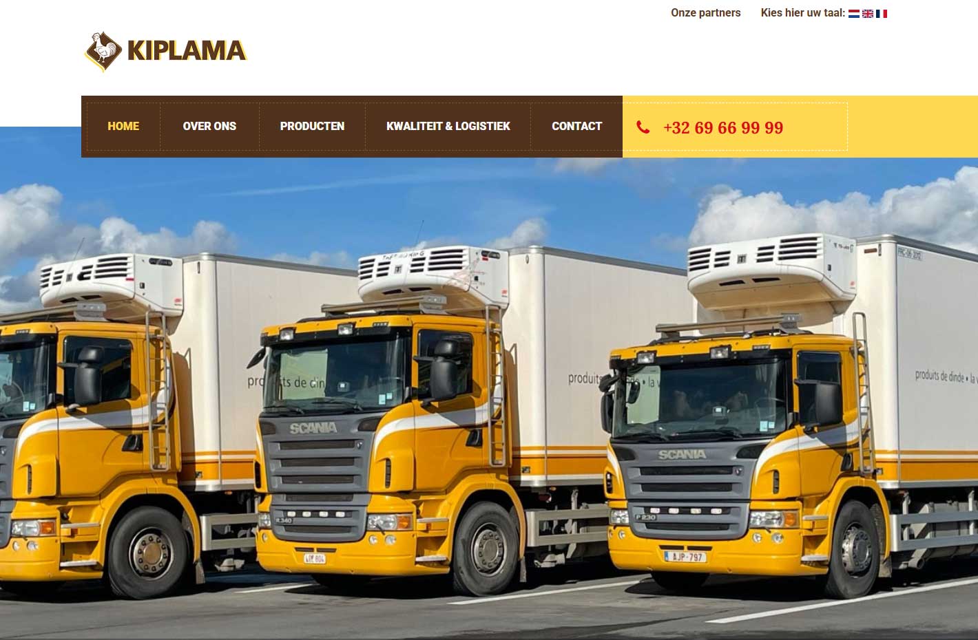 Webdesign voor KIPLAMA Webdesign voor KIPLAMA